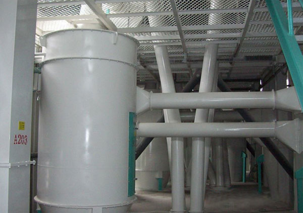 天津王經(jīng)理定購的面粉廠旋風(fēng)除塵器、布袋除塵器已發(fā)貨
